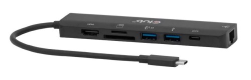 CLUB3D CSV-2553 huby i koncentratory USB Type-C 5000 Mbit/s Czarny - 2986371