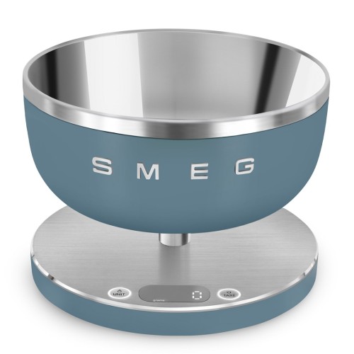 Smeg KSC01SBMWW waga kuchenna Niebieski Blat Okrągły Elektroniczna waga kuchenna - 3043779