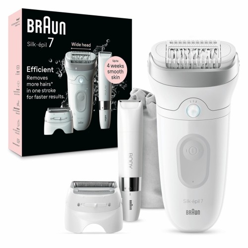 Braun Silk-épil 7 7-441 40 pęset(y) Srebrny, Biały - 3051576