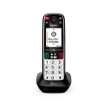 Gigaset EASY 500HX Telefon analogowy/DECT Nazwa i identyfikacja dzwoniącego Czarny, Srebrny - 3057460
