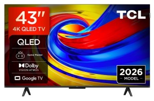 TCL P7L 43P7L Telewizor 109,2 cm (43") 4K Ultra HD Smart TV Wi-Fi Czarny 400 cd/m2