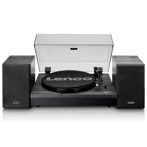 Lenco LS-300 Gramofon z napędem pasowym Czarny Automatyczny