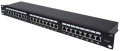 INTELLINET 24-Port Cat6a Patchpanel FTP 1HE schwarz - 3056080
