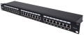 INTELLINET 24-Port Cat6a Patchpanel FTP 1HE schwarz - 3056076