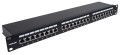 INTELLINET 24-Port Cat6a Patchpanel FTP 1HE schwarz - 3056077