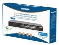 Intellinet 561846 przełącznik sieciowy Zarządzany L2+ Gigabit Ethernet (10/100/1000) Obsługa PoE 1U Czarny - 3053729