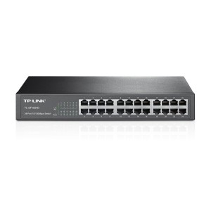 TP-Link TL-SF1024D przełącznik sieciowy Nie zarządzany Fast Ethernet (10/100) Szary