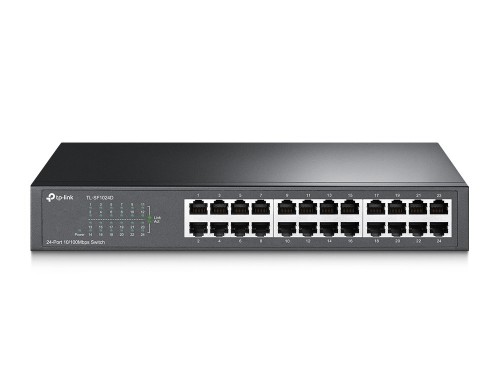 TP-Link TL-SF1024D przełącznik sieciowy Nie zarządzany Fast Ethernet (10/100) Szary - 3019170