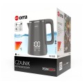 ELDOM CZAJNIK BEZPRZEWODOWY C515S ORRA 1,8L 2000W, SZARY, 5 PROGRAMÓW 45,55,70,85,100°C, PODTRZYMYWANIE TEMPERATURY - 3014384