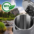 ELDOM CZAJNIK BEZPRZEWODOWY C515S ORRA 1,8L 2000W, SZARY, 5 PROGRAMÓW 45,55,70,85,100°C, PODTRZYMYWANIE TEMPERATURY - 3014374