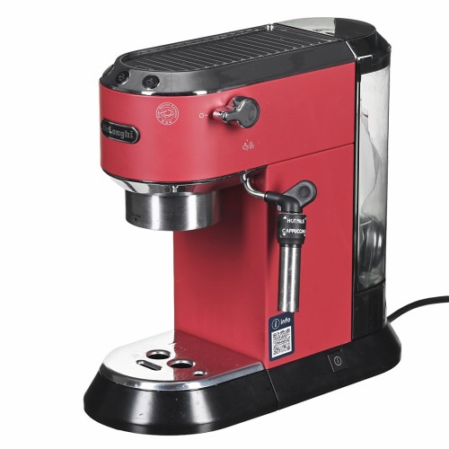 Ekspres kolbowy DeLonghi Dedica Style EC 685.R (1300W; kolor czerwony) (WYPRZEDAŻ) - 3060402