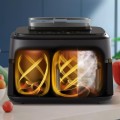 Philips 5000 series NA551/00 frytkownica Podwójny 9 l Autonomiczny 2750 W Frytkownica na gorące powietrze Czarny, Srebrny - 3060475