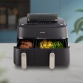 Philips 5000 series NA551/00 frytkownica Podwójny 9 l Autonomiczny 2750 W Frytkownica na gorące powietrze Czarny, Srebrny - 3060471