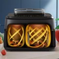 Philips 5000 series NA551/00 frytkownica Podwójny 9 l Autonomiczny 2750 W Frytkownica na gorące powietrze Czarny, Srebrny - 3060473