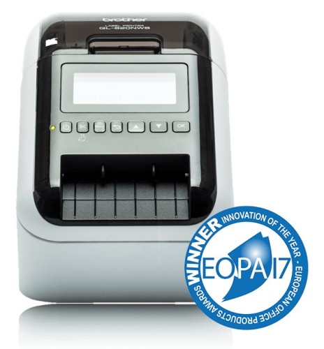 Drukarka etykiet Brother QL-820NWBc QL820NWBCZG1 - termiczna, Kolor 300x300DPI 176mm/s, LAN DK Wi-Fi Bluetooth - 2970492