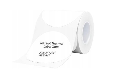 Etykiety termiczne Niimbot T31*31 Round -210White - 3061768