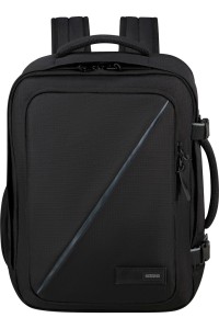 American Tourister Casual Backpack Ms plecak Plecak turystyczny Czarny Przetworzony politereftalan etylenu (rPET)