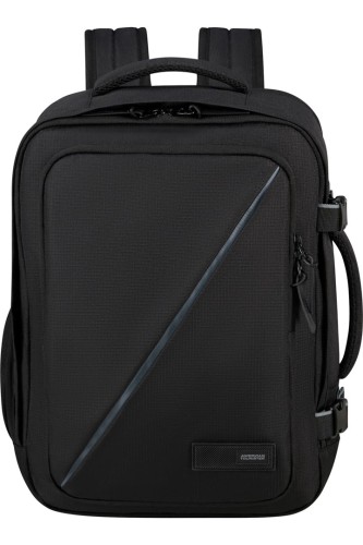American Tourister Casual Backpack Ms plecak Plecak turystyczny Czarny Przetworzony politereftalan etylenu (rPET) - 3061997