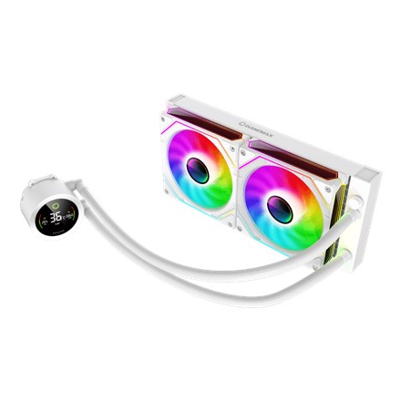 Gamemax CPU Liquid Cooler | ICEBURG 240 DIGITAL WH | White - 3062124