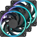 Fractal Design Momentum 12 RGB Obudowa komputera Wentylator 12 cm Czarny 3 szt. - 3062151