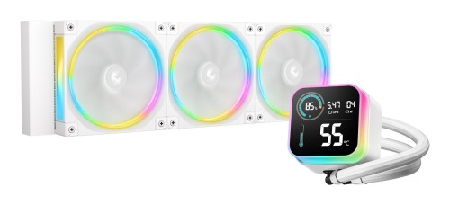 DeepCool LQ360 ULTRA ARGB Procesor Zestaw do chłodzenia płynami 12 cm Biały - 3062158