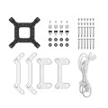 DeepCool LQ360 ULTRA ARGB Procesor Zestaw do chłodzenia płynami 12 cm Biały - 3062156
