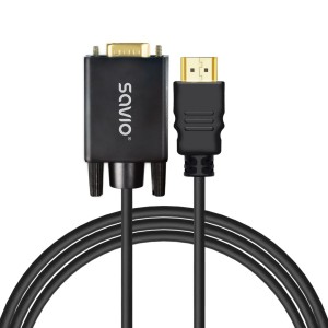 SAVIO KABEL/ADAPTER HDMI (M) - VGA (M) CL-197