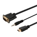 SAVIO KABLE/ADAPTER HDMI-VGA CL-198 - 3018599