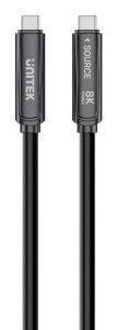 UNITEK KABEL OPTYCZNY USB-C PD60W 8K30HZ 10M BLACK