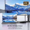 UNITEK KABEL OPTYCZNY USB-C PD60W 8K30HZ 10M BLACK - 3062569