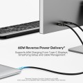 UNITEK KABEL OPTYCZNY USB-C PD60W 8K30HZ 10M BLACK - 3062570