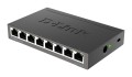 D-Link DGS-108 Nie zarządzany L2 Gigabit Ethernet (10/100/1000) Czarny - 3062740
