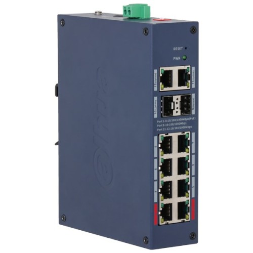 ZARZĄDZALNY SWITCH PRZEMYSŁOWY POE CHS4212-8GT-110 8-PORTOWY + 2X UPLINK + 2X SFP DAHUA - 3053721