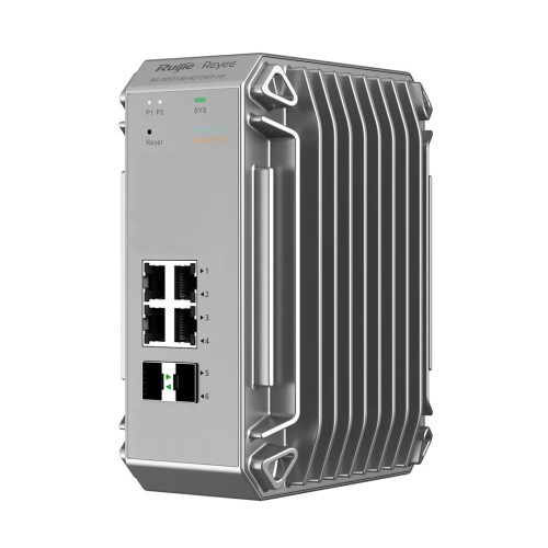 Ruijie Networks RG-NIS3100-4GT2SFP-HP przełącznik sieciowy Zarządzany L2 Gigabit Ethernet (10/100/1000) Obsługa PoE Szary - 3062776