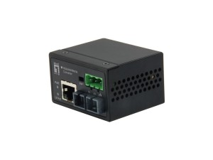 LevelOne IEC-4301 - Media konwerter - 100Mb LAN - 10Base-T, 100Base-FX, 100Base-TX - RJ-45 / SC jednomodowy - do 30 km