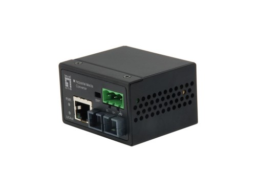 LevelOne IEC-4301 - Media konwerter - 100Mb LAN - 10Base-T, 100Base-FX, 100Base-TX - RJ-45 / SC jednomodowy - do 30 km - 2997100