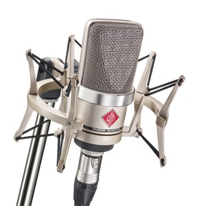 Neumann TLM 102 NI Studio Set - Mikrofon pojemnościowy, wielkomembranowy z uchwytem przeciwwstrząsowym, nikiel