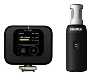 Shure MV88+W-KIT-Z6 - Bezprzewodowy mikrofon stereo z odbiornikiem nakamerowym