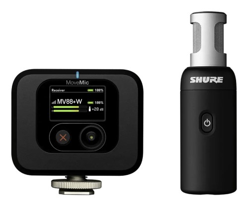 Shure MV88+W-KIT-Z6 - Bezprzewodowy mikrofon stereo z odbiornikiem nakamerowym - 3063230