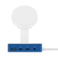 Koncentrator Hyper HyperDrive Flex MagCharge USB-C, biały/niebieski - 3063520