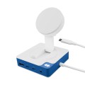 Koncentrator Hyper HyperDrive Flex MagCharge USB-C, biały/niebieski - 3063516