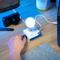 Koncentrator Hyper HyperDrive Flex MagCharge USB-C, biały/niebieski - 3063517