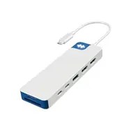 9-portowa stacja dokująca Hyper HyperDrive Flex Dual 4K HDMI, biały/niebieski | HD4103BUGL | Ilość portów HDMI: 2