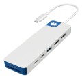 9-portowa stacja dokująca Hyper HyperDrive Flex Dual 4K HDMI, biały/niebieski | HD4103BUGL | Ilość portów HDMI: 2 - 3063525