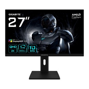 GIGABYTE G27Q3 monitor komputerowy 68,6 cm (27") 2560 x 1440 px Quad HD LED Czarny