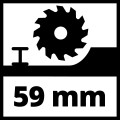 Pilarka tarczowa 18V TP-CS 18/165 LI BL-SOLO 4331225 EINHELL - 3054626