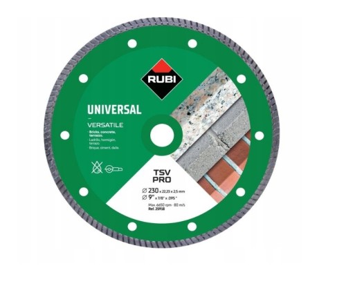 RUBI TARCZA DIAMENTOWA TSV 230 PRO - 3047835
