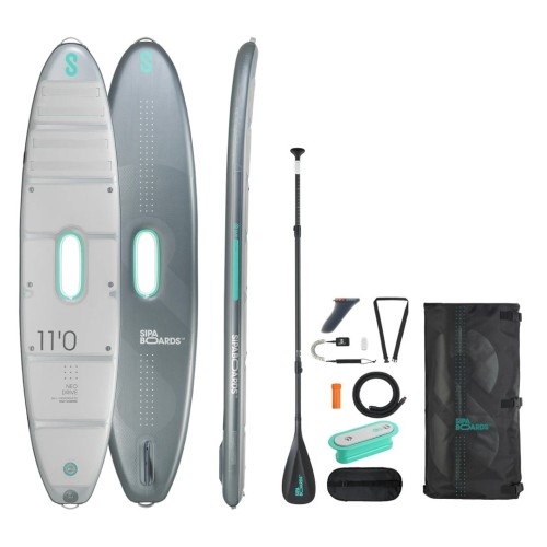 e-SUP Sipaboards Neo Silver Electric 336x77x15 cm - 3064249
