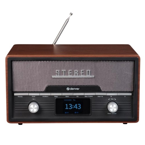 Denver MDA-525DW Osobisty odtwarzacz CD Drewno - 3064295