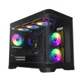 GameMax HYPE-M BK zabezpieczenia & uchwyty komputerów Micro Tower Czarny - 3064385